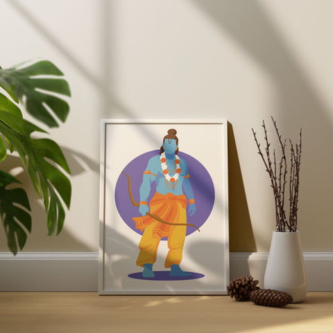 Lord Ram Abstract Art