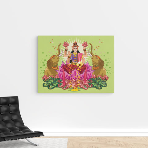 Goddess Lakshmi Illustration