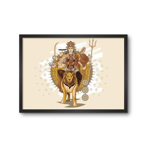 Hindu Goddess Durga Ashtami