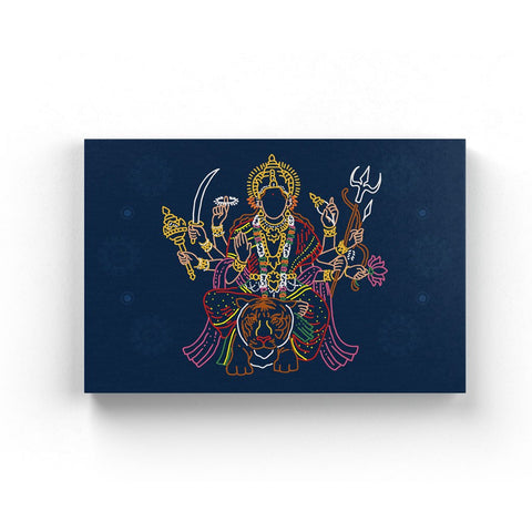 Minimal Potrait of Hindu Goddess