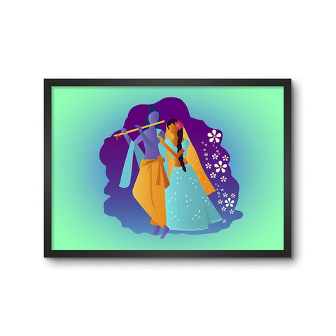 Lord Krishna with Radha