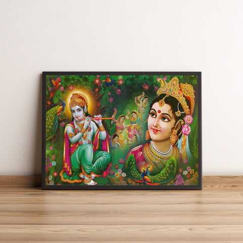 Radha Krishna Illustration