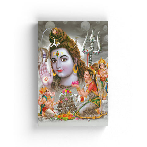 God Shiva with Ganesha