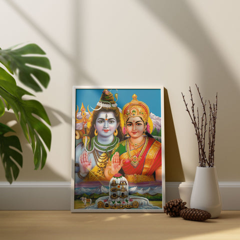 God Shiva with Goddess Parvati