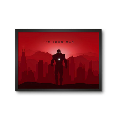 I am Ironman Abstract Art