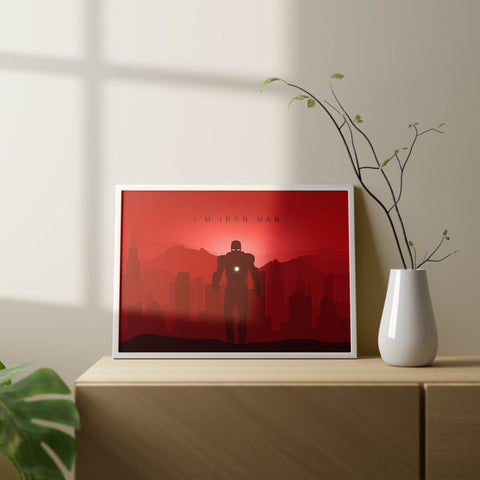 I am Ironman Abstract Art