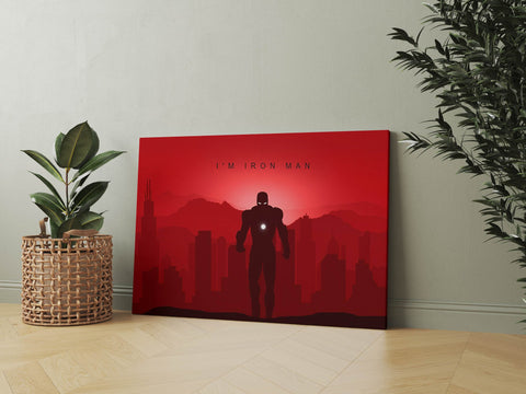 I am Ironman Abstract Art