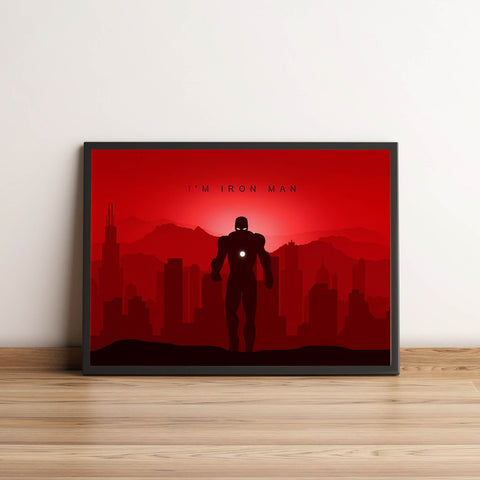 I am Ironman Abstract Art