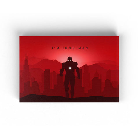 I am Ironman Abstract Art