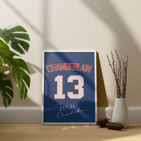 Wilt Chamberlain Basketball Legend Jersey