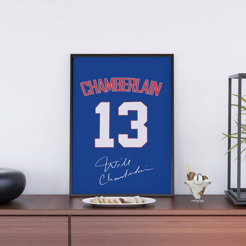 Wilt Chamberlain Basketball Legend Jersey
