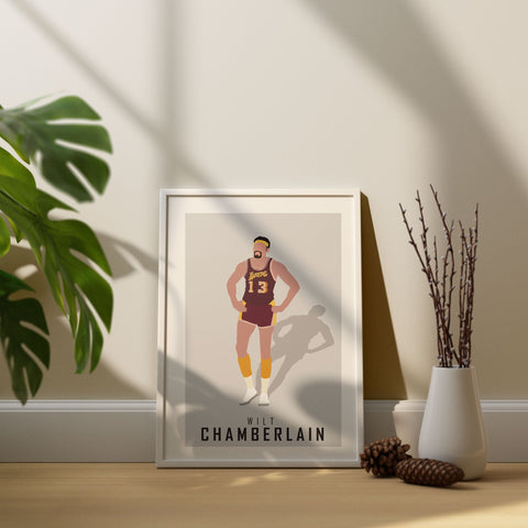 Wilt Chamberlain Abstract Art