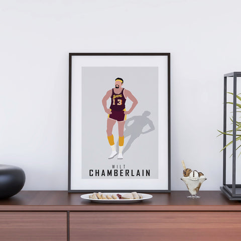 Wilt Chamberlain Abstract Art