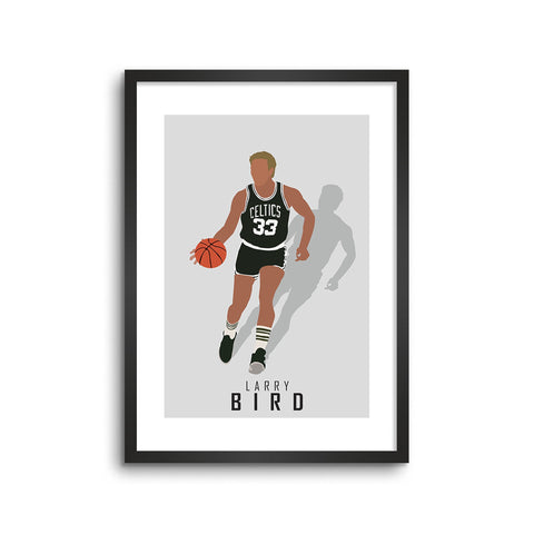 Larry Bird Abstract Art