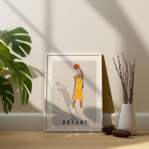 Kobe Bryant Abstract Art