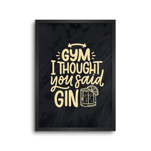 Gym Or Gin