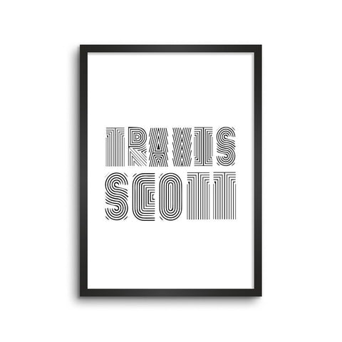 Travis Scott Textual Art
