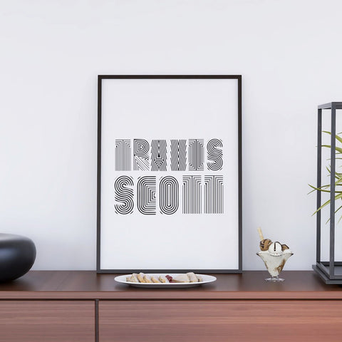 Travis Scott Textual Art