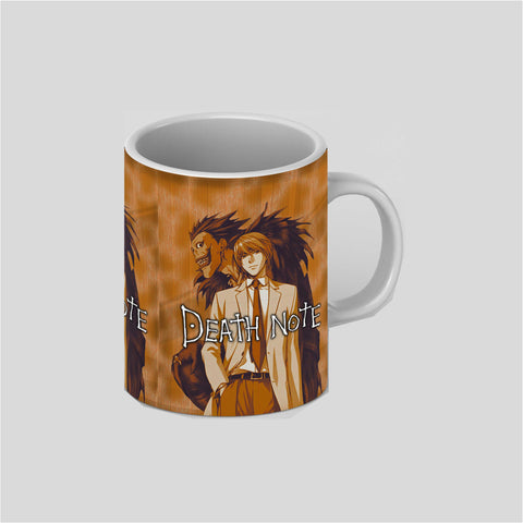 Light Yagami & Ryuk Death Note White Ceramic Mug