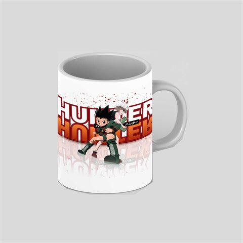 Hunter Anime White Ceramic Mug