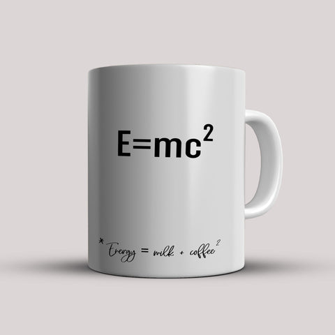 Einstein's Theory Of Coffee Relativity White Ceramic Mug