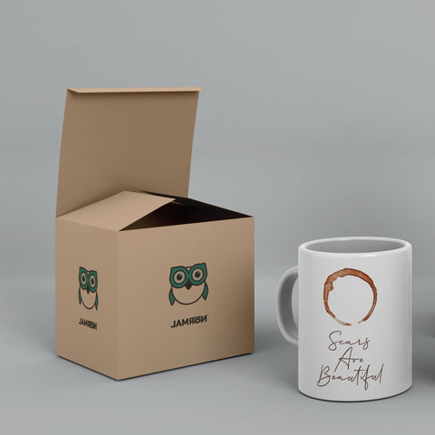 Chai: Scars Are Beautiful White Ceramic Mug