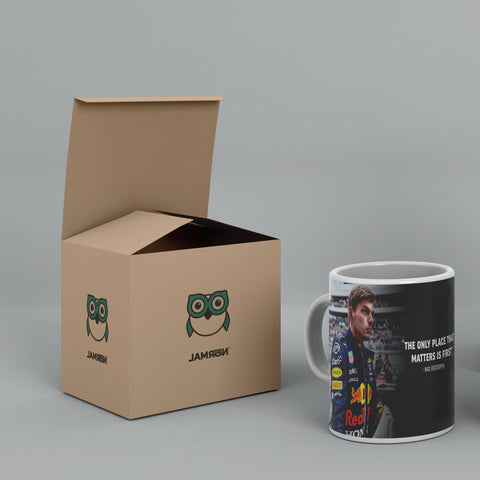 Max Verstappen Quotes White Ceramic Mug