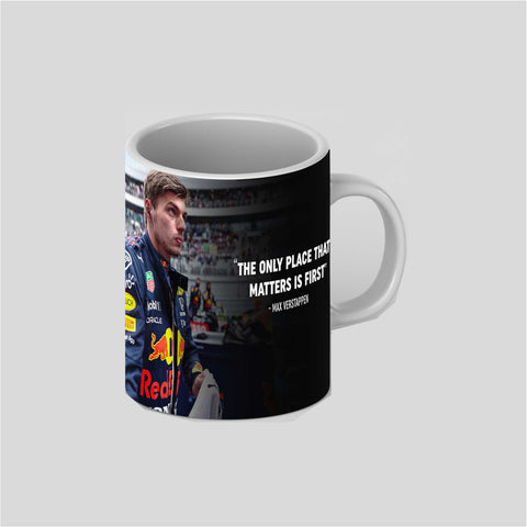Max Verstappen Quotes White Ceramic Mug