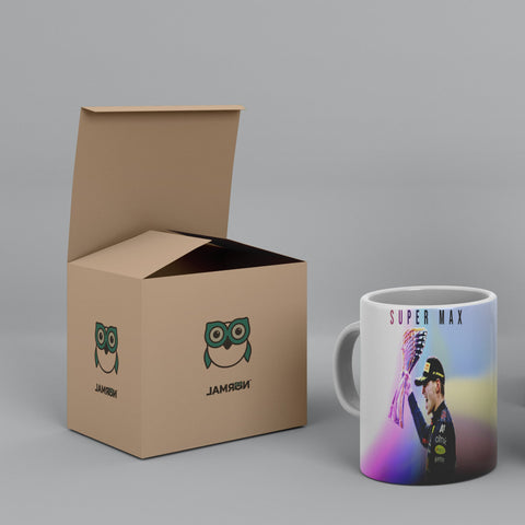 Max Verstappen Legacy White Ceramic Mug