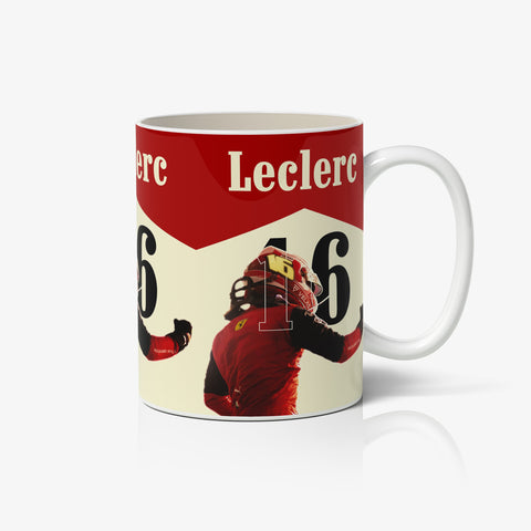 Classic Charles Leclerc 16 | 2022 White Ceramic Mug