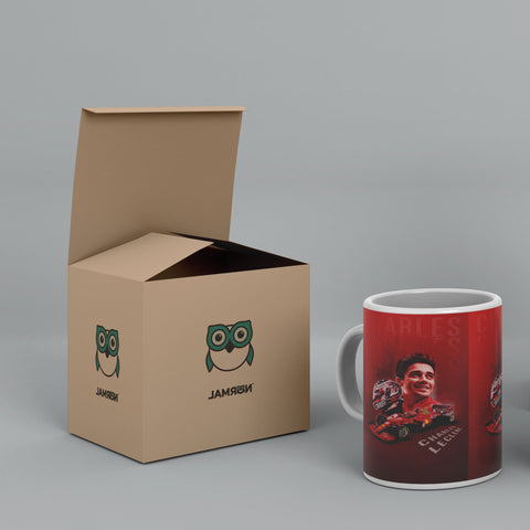 Charles Leclerc Ferrari 2022 Ed. White Ceramic Mug