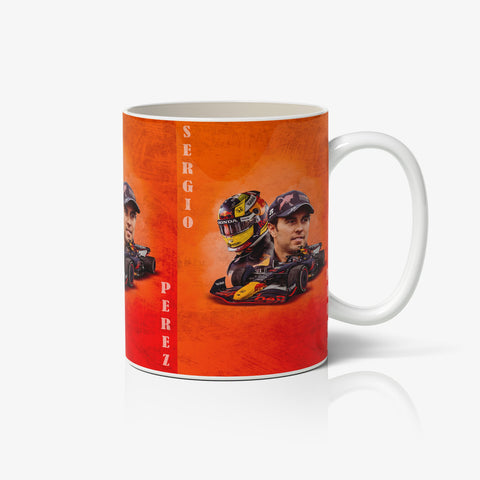 Sergio Perez Classic 2022 Ed. White Ceramic Mug