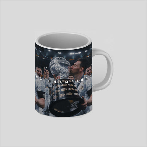 Messi The Champion White Ceramic Mug