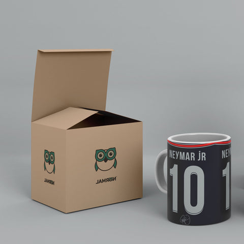 Neymar PSG Jersey White Ceramic Mug