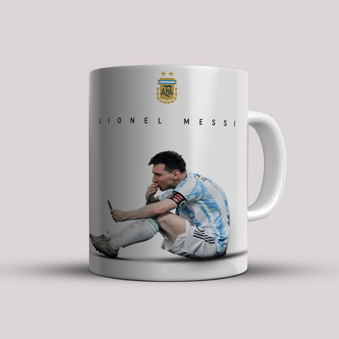 Leo Messi The Legendary Legacy White Ceramic Mug