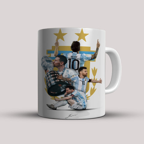 Messi Argentina Legend White Ceramic Mug