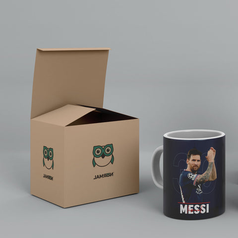 Leo Messi PSG Number 30 White Ceramic Mug