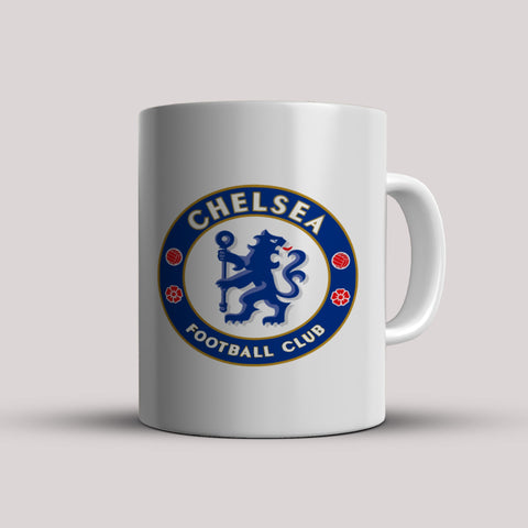 Chelsea Football Club White Ceramic Mug