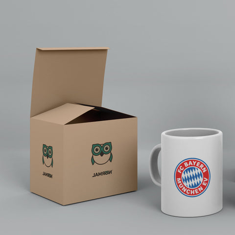 FC Bayern Football Club White Ceramic Mug