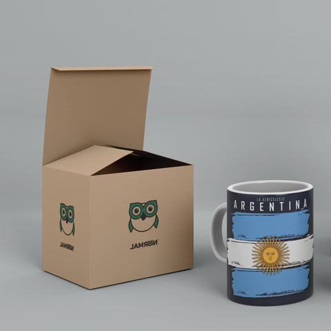 Argentina Football Team: Bring The World Cup Home White Ceramic Mug